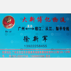 广州大新博亿物流