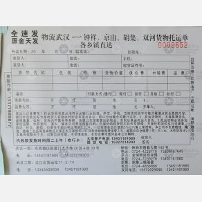 武汉全速发/金天发物流