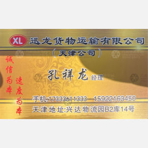 天津迅龙物流