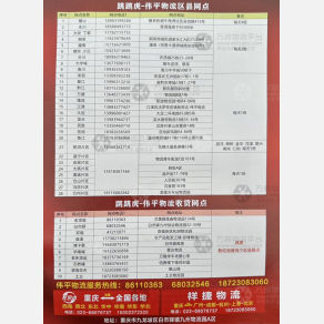 重庆伟平/跳跳虎物流