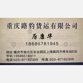 重庆路豹物流