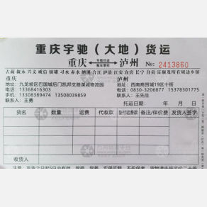 重庆宇驰/大地物流