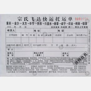重庆宗氏飞达物流