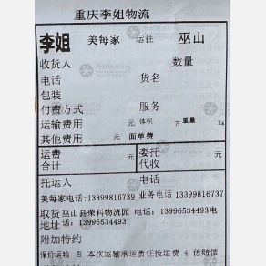 重庆李姐物流