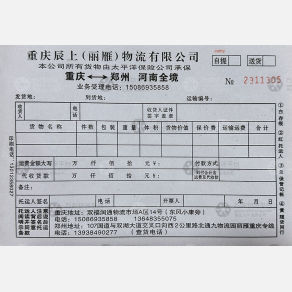 重庆辰上/鑫丽雁物流