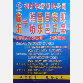 临沂德才物流