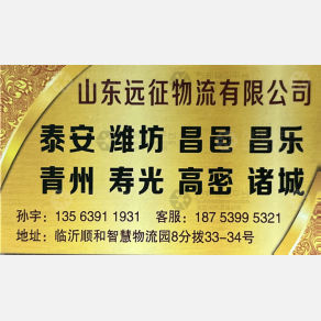 临沂远征物流