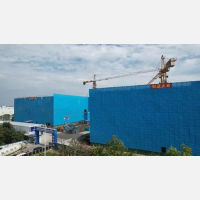 青岛跨境电商冷链物流及分拣加工项目部分封顶